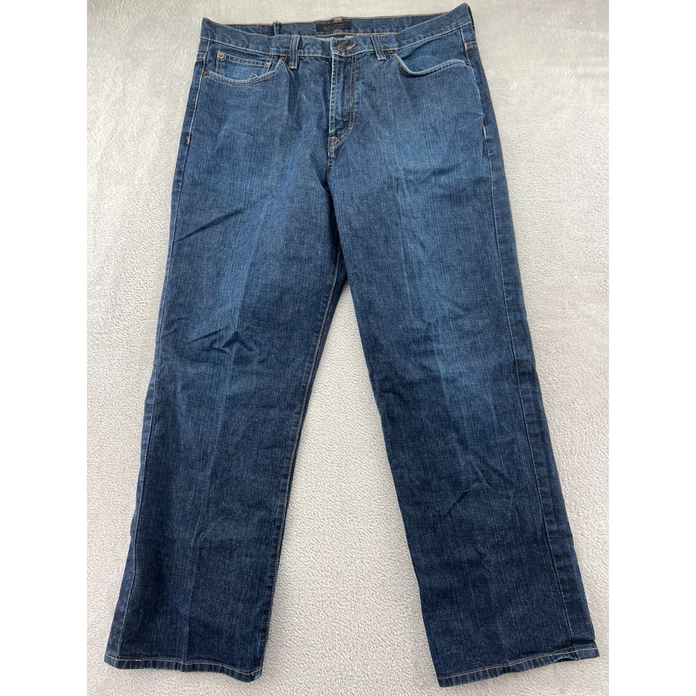 VTG Sean John Jeans Mens Sz 36x32 Dark Wash Y2K Baggy Garvey Loose Fit